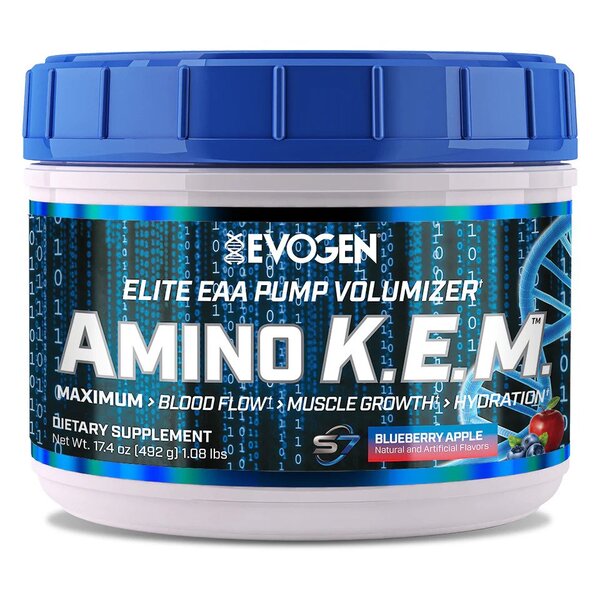 Evogen Amino K.E.M. EAA, mustika ja õuna maitsega – 492 g