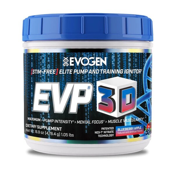 Evogen EVP 3D, mustika ja õuna maitsega – 478 g