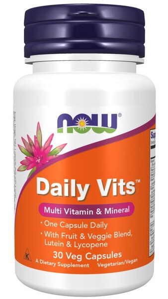 NOW Foods Daily Vits – 30 kapslit