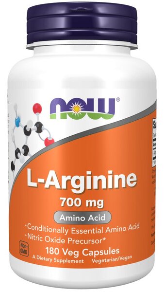 NOW Foods L-arginiin, 700 mg – 180 kapslit