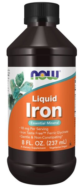 NOW Foods vedel raud – 237 ml.