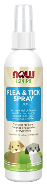 NOW Foods Pets kirbu- ja puugipihusti koertele - 237 ml.