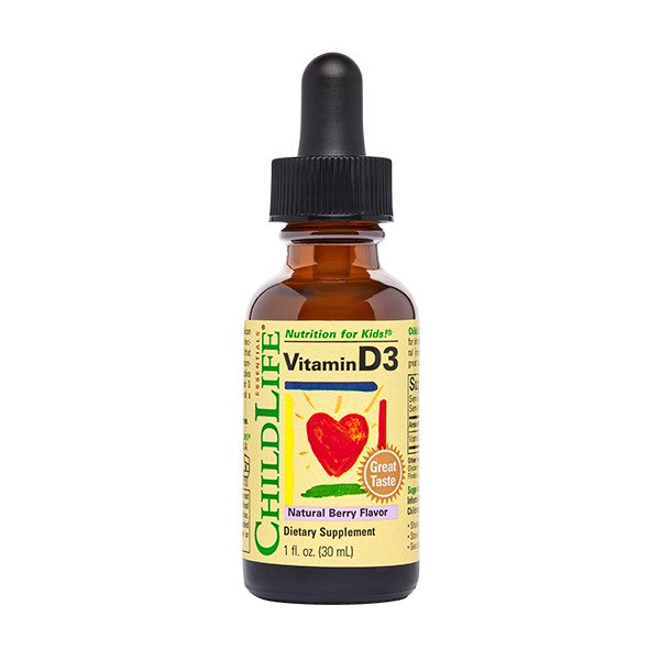 Child Life Lastele mõeldud D3-vitamiin, looduslikud marjad – 30 ml.