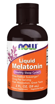 NOW Foods vedel melatoniin – 59 ml.