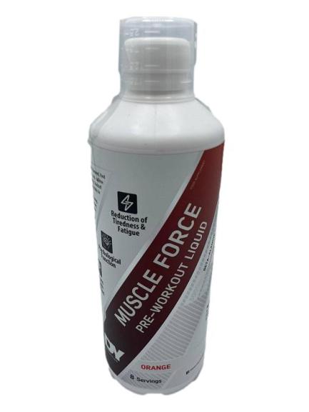 Dorian Yates Muscle Force treeningueelne apelsinimaitseline vedelik – 500 ml.