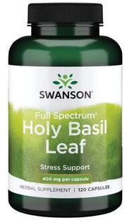 Swanson Püha basiiliku lehed, 400 mg – 120 kapslit