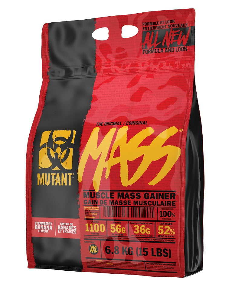 Mutant Mutant Mass, maasika-banaanimaitseline – 6800 g