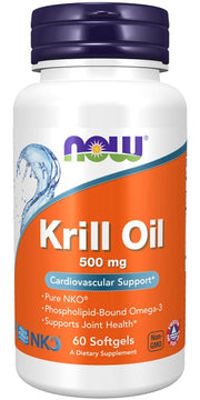 NOW Foods krilliõli, 500 mg – 60 kapslit