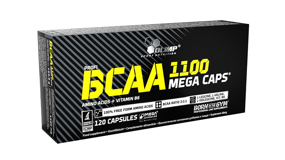 Olimp Nutrition BCAA 1100 Mega kapslid - 120 kapslit