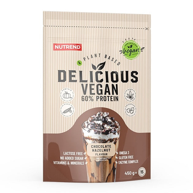 Nutrend Delicious šokolaadi-sarapuupähklimaitseline jook – 450 g