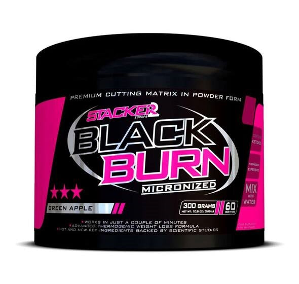 Stacker2 Europe Black Burn mikroniseeritud, roheline õun - 300 g