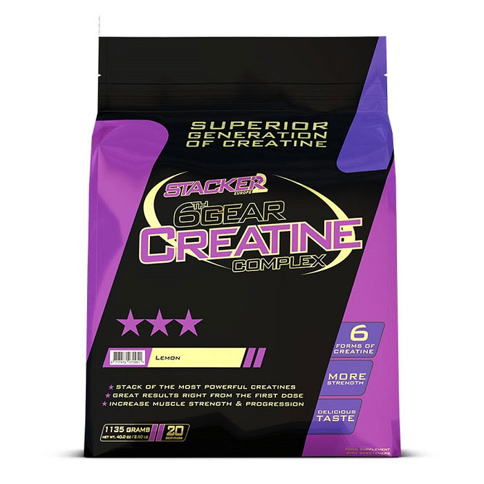 Stacker2 Europe 6th Gear kreatiinikompleks, sidrunimaitseline – 1135 g