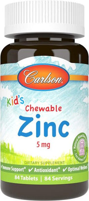 Carlson Labs Kid's närimistabletid tsink marjasegudega – 84 tabletti