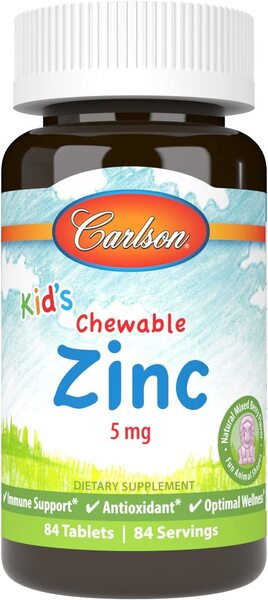 Carlson Labs Kid's närimistabletid tsink marjasegudega – 84 tabletti