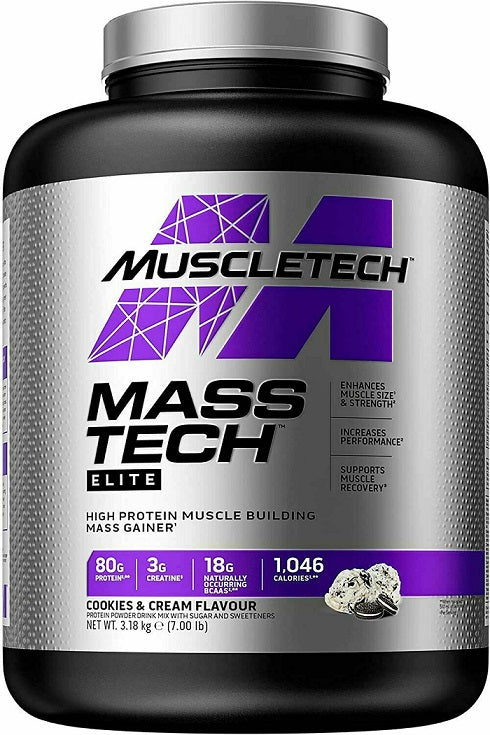 MuscleTech Mass-Tech Elite, küpsised ja koor – 3180 g