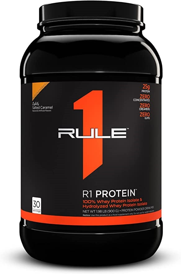 Rule One R1 proteiinšokolaad, kergsoolatud karamell – 900 g