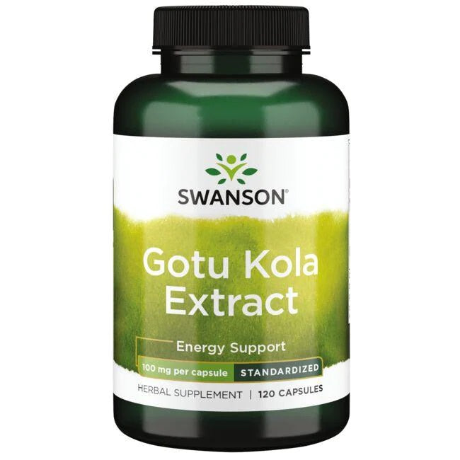 Swansoni Gotu Kola ekstrakt, 100 mg – 120 kapslit