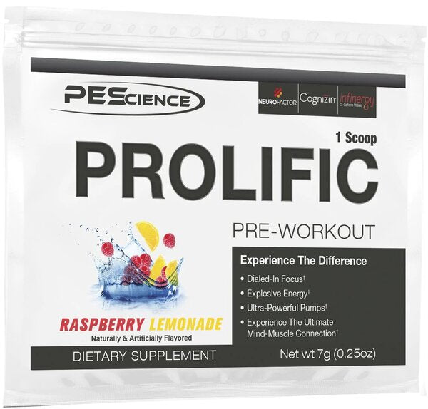 PEScience Prolific, vaarika limonaad – 7 g (1 portsjon)