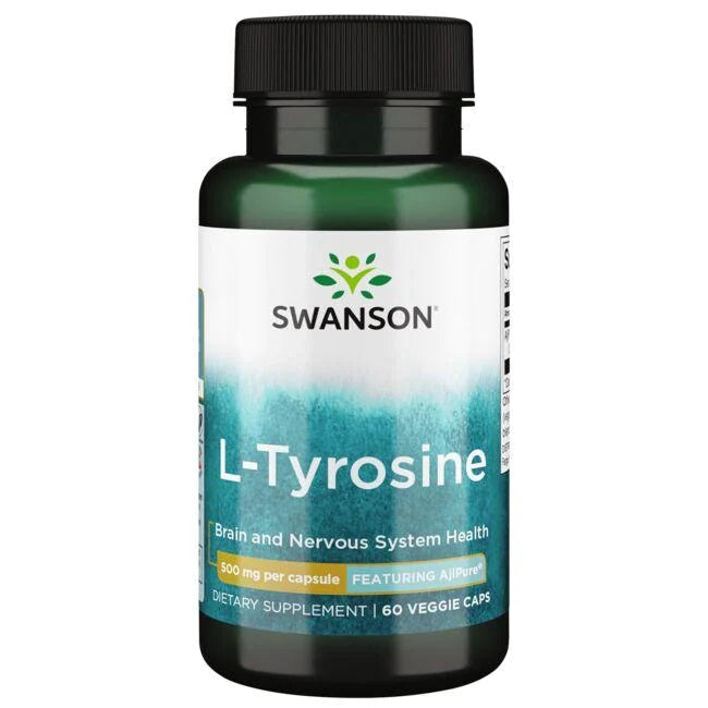 Swanson L-türosiin, 500 mg – 60 kapslit