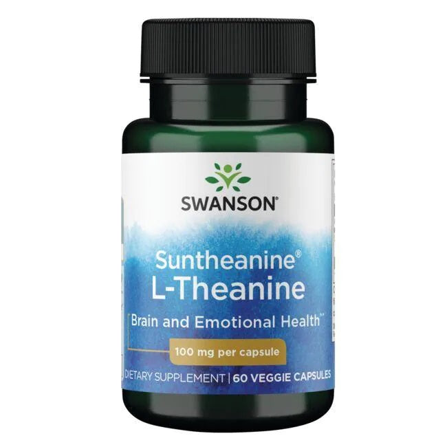Swanson Suntheanine L-teaniin, 100 mg – 60 kapslit