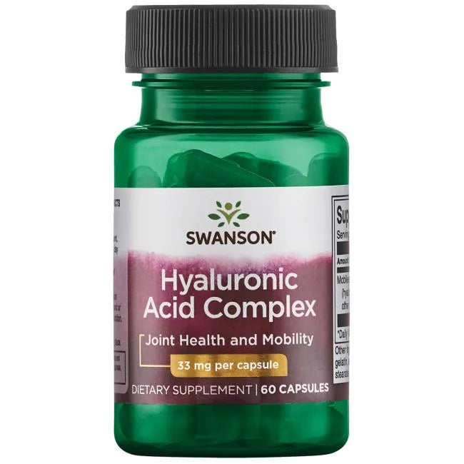 Swanson hüaluroonhappe kompleks, 33 mg – 60 kapslit