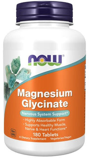 NOW Foods magneesiumglütsinaat - 180 tabletti