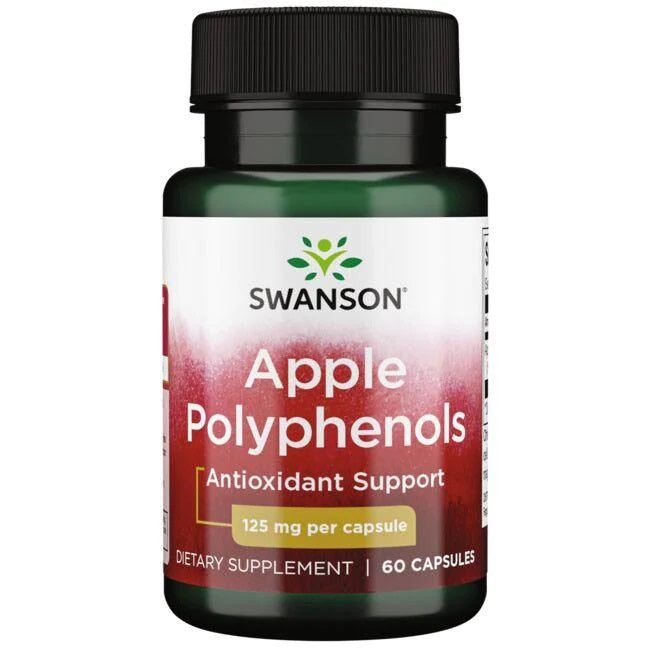 Swansoni õunapulber (polüfenoolid), 125 mg – 60 kapslit