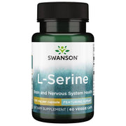 Swanson L-seriin, 500 mg – 60 kapslit
