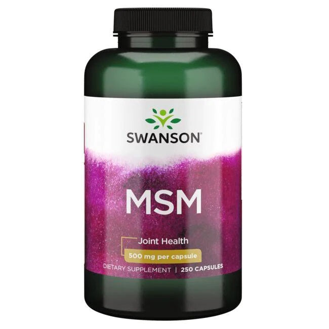 Swanson MSM, 500 mg – 250 kapslit