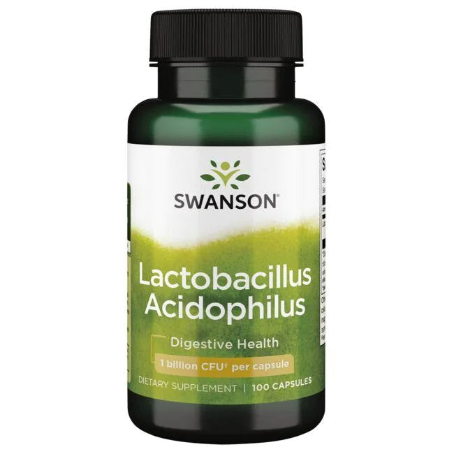 Swanson Lactobacillus Acidophilus, 1 miljard KTV – 100 kapslit