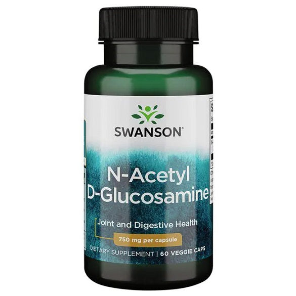 Swanson N-atsetüül-D-glükoosamiin, 750 mg – 60 kapslit