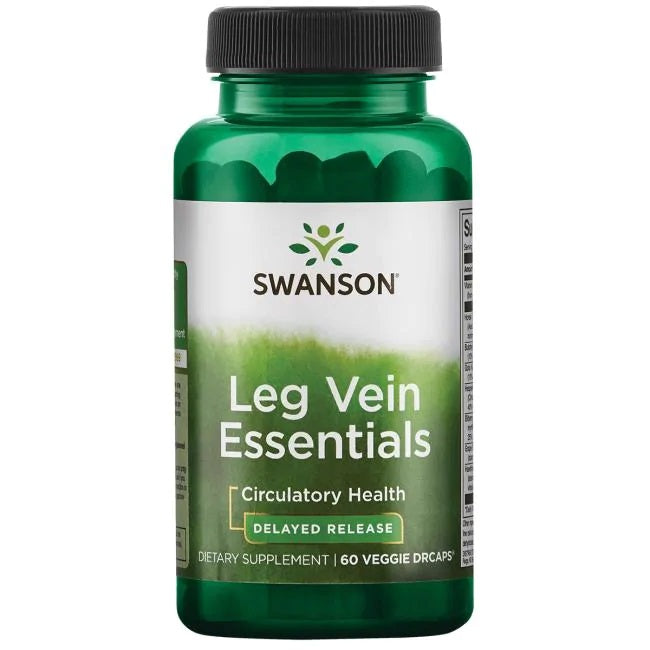 Swanson Leg Vein Essentials, pikaajaliselt vabanev – 60 kapslit