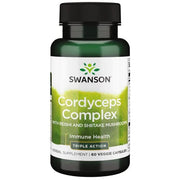 Swanson Cordyceps kompleks Reishi ja Shiitake seentega – 60 kapslit