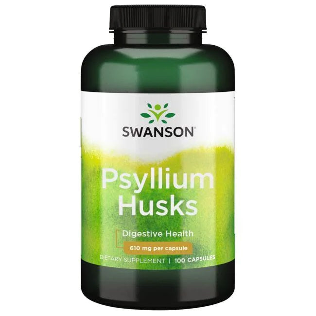 Swanson Psyllium Husks, 610 mg – 100 kapslit