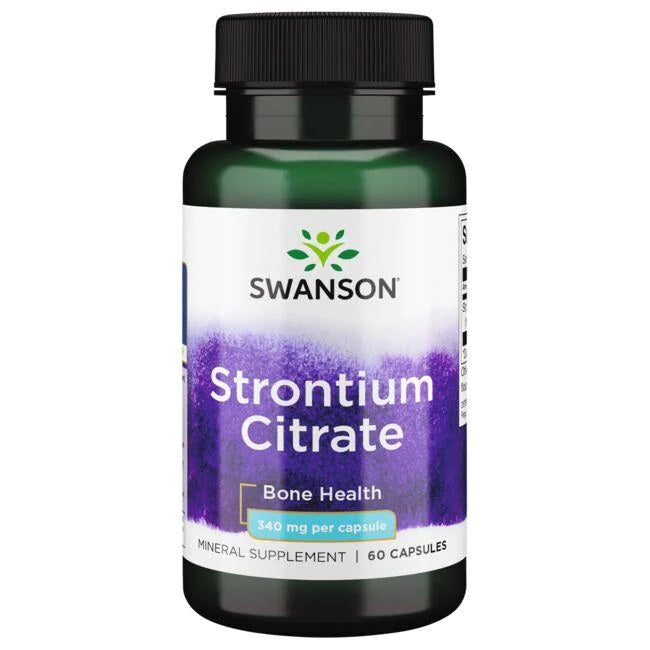 Swanson strontsiumtsitraat, 340 mg – 60 kapslit