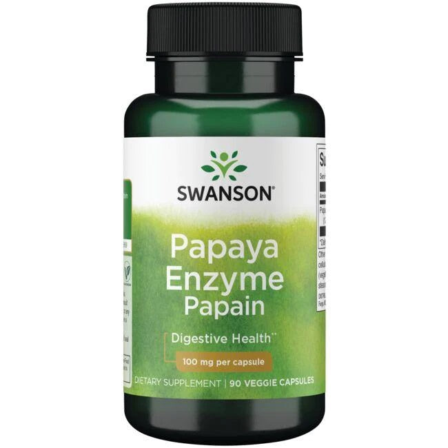 Swansoni papaiaensüüm Papaia, 100 mg – 90 kapslit
