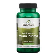 Swanson Full Spectrum Muira Puama, 400 mg – 90 kapslit