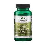 Swanson täisspektri Korea punase ženšenni juur, 400 mg – 90 kapslit