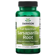 Swansoni laia toimespektriga sarsaparilla juur, 450 mg – 60 kapslit
