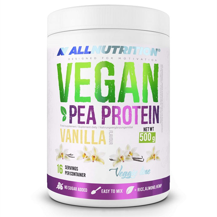 Allnutrition hernevalk, vanillimaitseline – 500 g