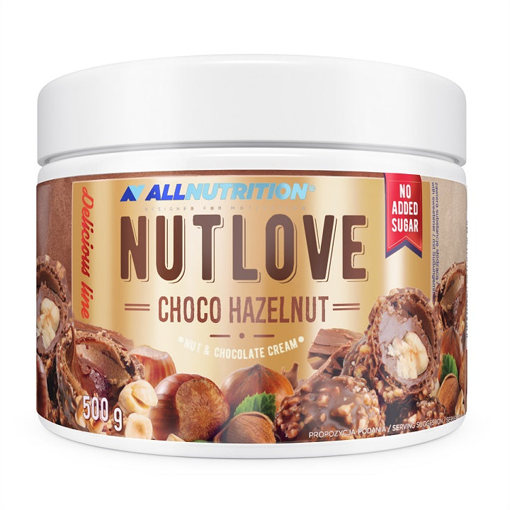 Allnutrition Nutlove, šokolaadi-sarapuupähklid – 500 g