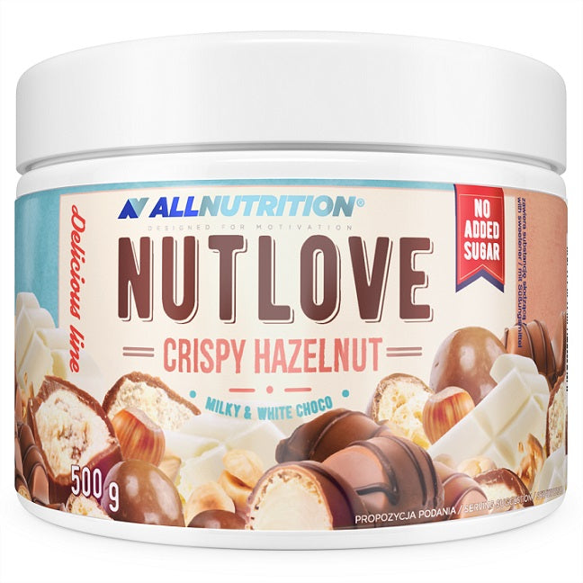 Allnutrition Nutlove, krõbedad sarapuupähklid - 500 g