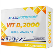 Allnutrition D3-vitamiin 2000, 2000 IU – 60 kapslit