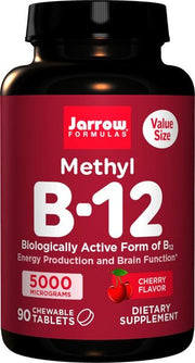 Jarrow Formulas Methyl B - 12, 5000mcg (kirss) - 90 närimistabletti