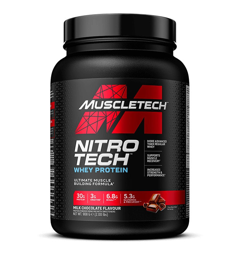 MuscleTech Nitro-Tech, piimašokolaad - 908 g