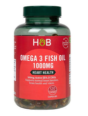 Holland & Barrett Omega 3 kalaõli, 1000 mg – 120 kapslit