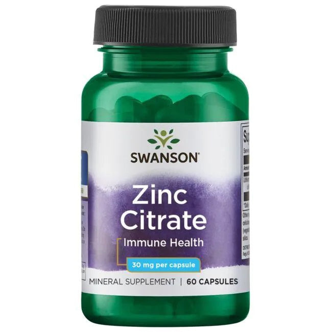 Swansoni tsinktsitraat, 30 mg – 60 kapslit