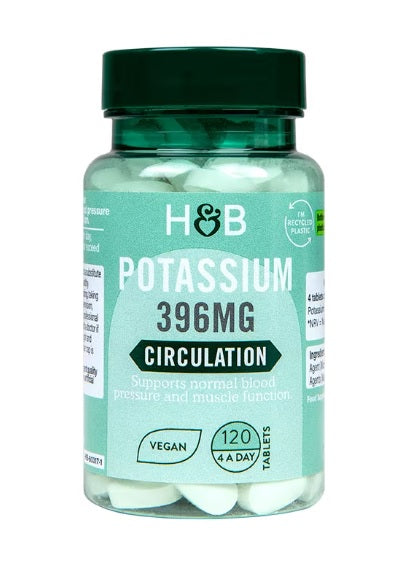 Holland & Barrett kaalium, 396 mg – 120 tabletti