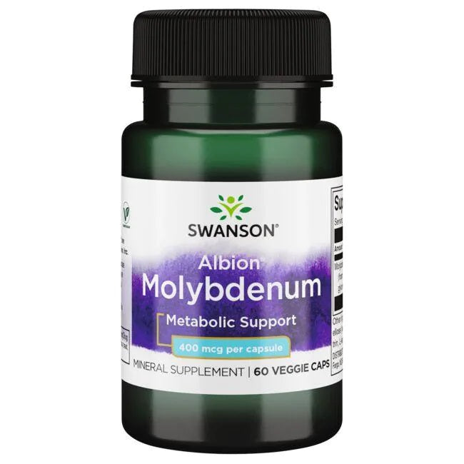 Swanson Albion molübdeen, 400 mcg – 60 kapslit