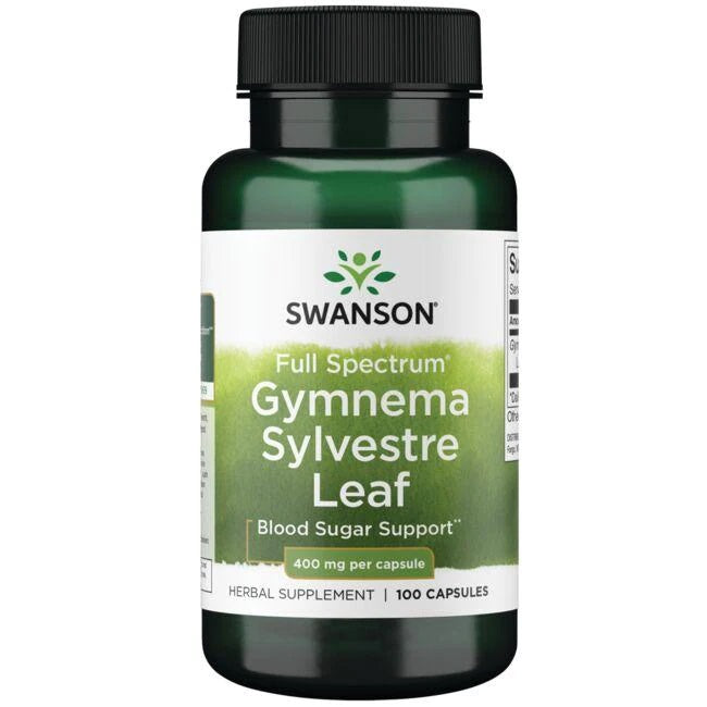 Swansoni laiale spektriga Gymnema (Gymnema Sylvestre) lehed, 400 mg – 100 kapslit